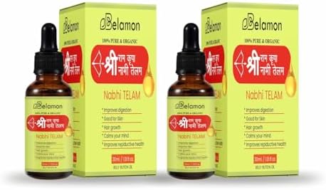 Nabhi Tailam 30ml (Pack of 2) | Ayurvedic Multi Benefit Nabhi Oil | Belly Button oil for Skin & Hair | Nabhi Oil ayurvedic for Health and Beauty