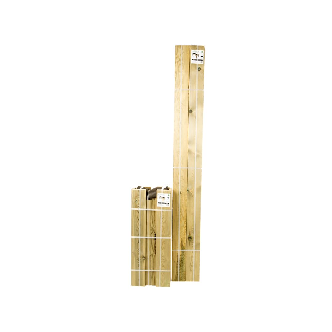 Hortalia Mesa de Cultivo Grande Huerto Urbano Jardinera de Madera - Protección Exterior Autoclave Nivel IV - Gardenbrico - XXL80