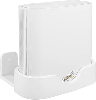 BECEMURU Stability ABS Wall Mount Protective Holder Stand Router Guard Compatible with ASUS XD6 Wifi6(ASUS ZenWifi AX5400) (White, 1 Pack)