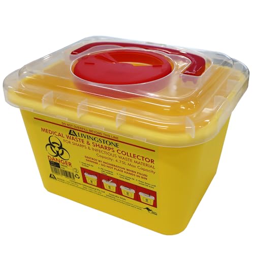Liv Needles Sharps Waste Collector 4.75L