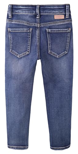 Jeans KIDSCOOL SPACE para meninos, 5-14T, cintura elástica dentro de calças jeans de alta elasticida