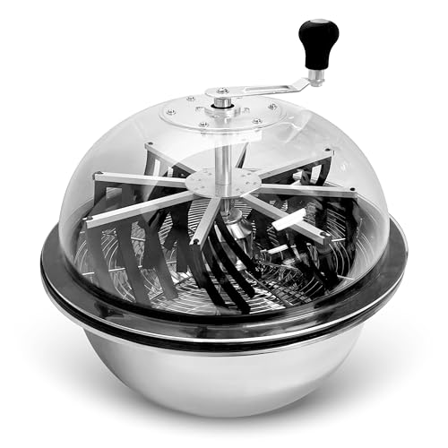 19 inch Leaf Bowl Trimmer Machine Twisted Spin Cut for Plant Bud with Upgraded Sharp Gears & Stainless Steel Blades, 19"