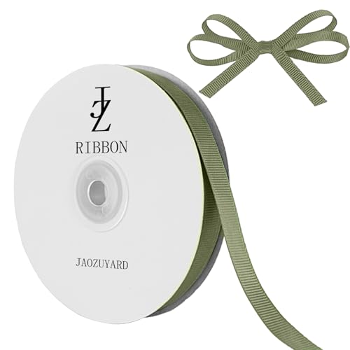 JaoZuyard Sage Green Grosgrain Ribbon
