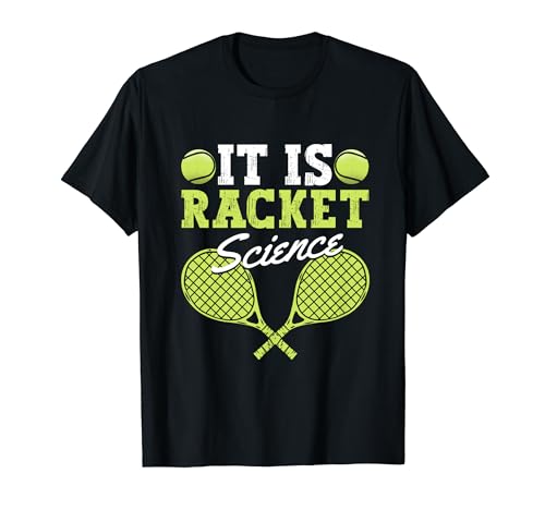 It Is Racket Science Funny Tennis Lover Deportes Jugador Entrenador Camiseta