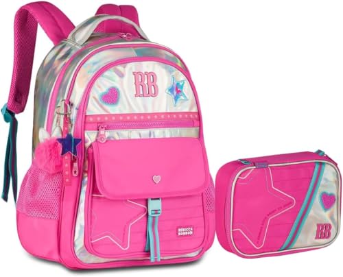Kit Mochila Rb Rebecca Bonbon Costas Estojo Juvenil Escolar Volta as aulas 2026 Notebook