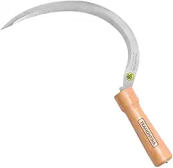 Foicinha Com Dentes, Cabo De Madeira 13 Cm