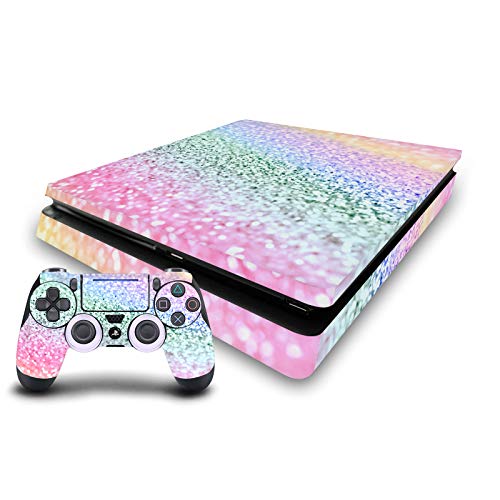 Skin PS4 Slim licorne vinyle pour en finir avec les rayures de console et manette