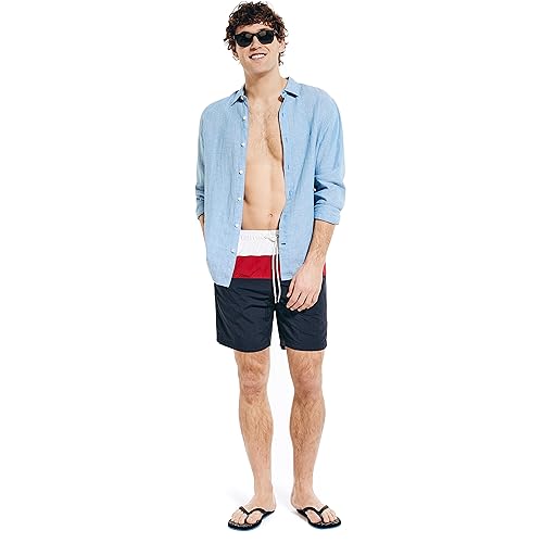 Nautica Men's Colorblock Quick-Dry Swim Short4