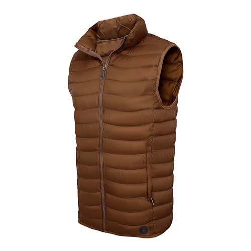 Men's Lightweight Puffer Vest Water-Resistant Golf Outdoor Winter Sleeveless Puffer Vest