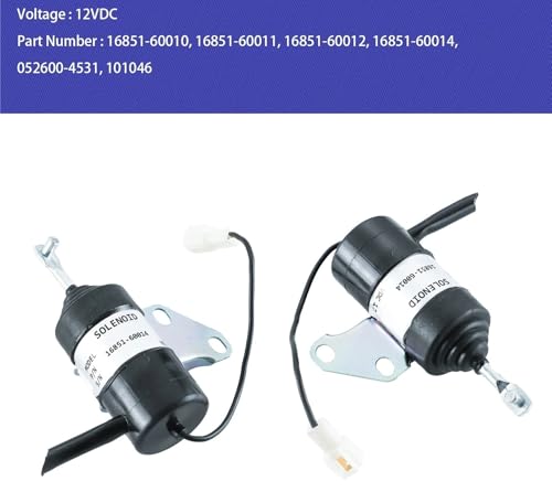 Solénoïde d'arrêt de carburant défectueux ? Changez pour ce modèle 12V - 3