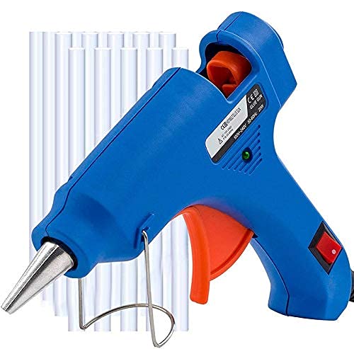 FEDUS 100W glue gun with 5 glue sticks, for Gluing Crafts, Small Art Projects, Heavy Duty High Temp Pen for Crafting,Wood, Jewelry,Fabric, Professional Tool with Stand, On Off Switch- MULTICOLOR-image-47