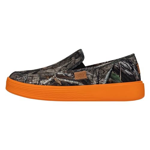 Hey Dude Men's Sunapee Mossy Oak Country DNA Camo | Men's Shoes | Men's Slip On Sneakers | Comfortable & Light-Weight