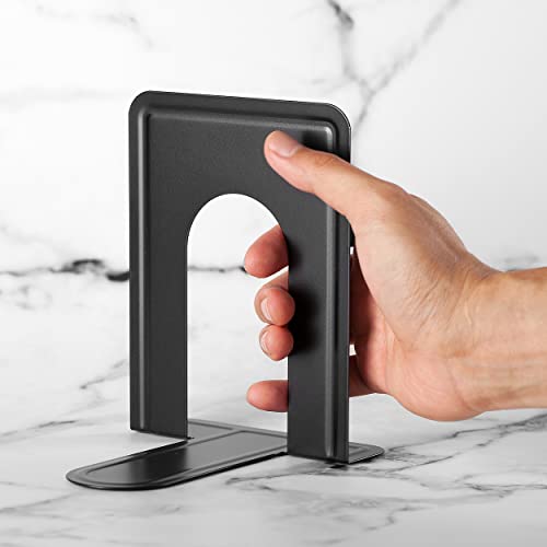 Mr. Pen- Book Ends, Black, 4 Pack, Heavy Duty Metal Bookends For Shelves, Book Holders For Shelves, Book Stoppers, Book Holders, Book Ends For Office, Metal Bookends, Book Ends To Hold Books. #TOP7