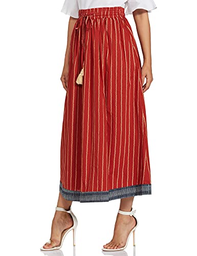 Image of Amazon Brand - Myx Cotton A-Line Skirt