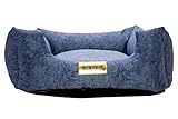 Melhor Cama Para Cachorro de 2025: Guia de Compra Completo! 2 Cama Luxo Para Cachorro Luppet Médio Grande Porte Acima de 13 kg Azul Petroleo GG