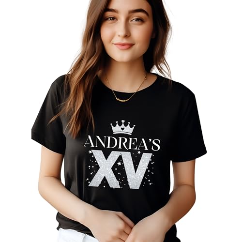 15th 16th Birthday Shirt Mis Quince Quinceanera, XV Crew, Quinceañera Sweet Fifteen Sixteen Shirt, Quince Squad, Sixteen Squad, Fifteen Squad White, Black