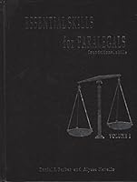 Essential Skills for Paralegals Volume I: Foundational Skills B00RW8L5ES Book Cover