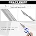SINGARO Car Window Film Kit, 5PCS Car Glass Protective Window Tinting Privacy Film Tools, Vinyl Wrap Tools with Felt Squeegees, Detachable Knife, Extra Blades, Film Cutter