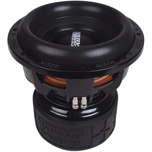 Sundown Audio XV412D1 12" 6000W Peak/3000W RMS Car Subwoofer DVC 1-Ohm, High-Output Xv4 Motor, 30mm Xmax, Reinforced Cone, for Ported Enclosures and Competition Bass Systems
