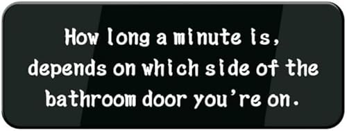 How Long A Minute Is Depends On Which Side Of