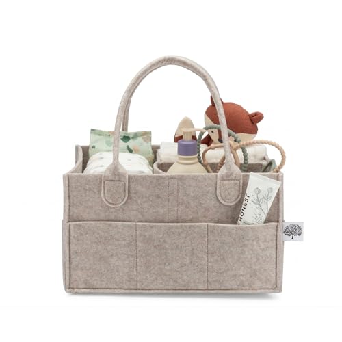 Parker Baby Diaper Caddy - Nursery Storage Bin and Car