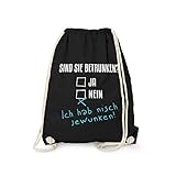 Fashionalarm Turnbeutel - son ustedes betrunken ï Fun mochila con lustigem motivo para el Día del Padre Herrentag Himmelfahrt Party alcohol beber Alkoholtest