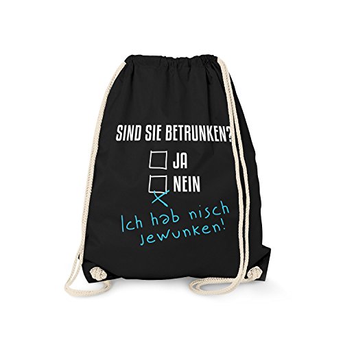 Fashionalarm Turnbeutel - son ustedes betrunken ï Fun mochila con lustigem motivo para el Día del Padre Herrentag Himmelfahrt Party alcohol beber Alkoholtest