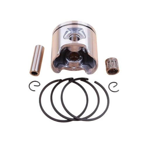 Kit segments de piston 44 mm pour réparer perte compression tronçonneuse 350 345 - 6