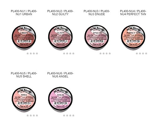 Mia Secret Nude nail art powder 6 color set