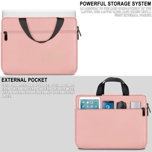 Image of Laptop Sleeve 15.6 Inch, Handbag Protective Computer Case with Front Pocket