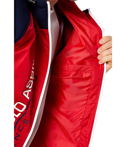U.S. POLO ASSN. Color-Block Hoodie Engine Red SM3
