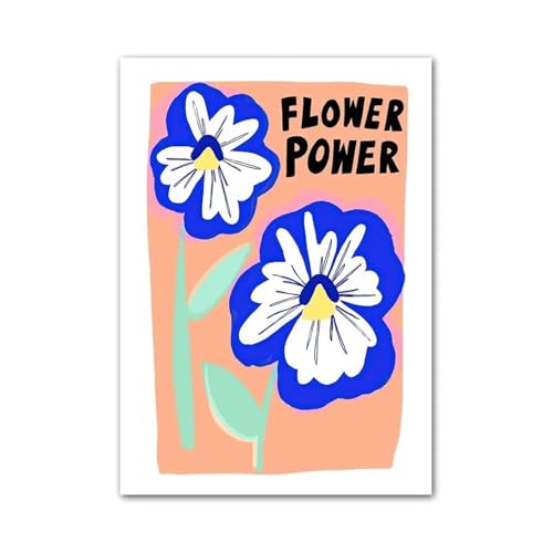 Affiche Nordique sans Cadre 30x40 avec Impressions Vases à Fleurs