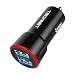 Produktbild TECKNET Mini Auto Ladegerät 2-Port USB Kfz Ladegerät (5V/4.8A/24W) USB Auto Adapter Für Smartphones, Tablets, Bluetooth Geräten, Powerbank und mehr