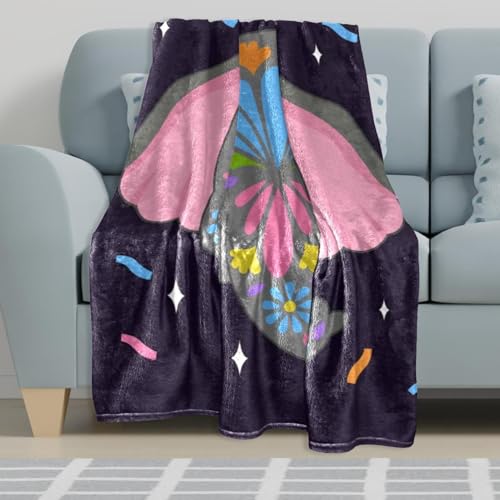 Couverture polaire éléphant cadeau idéal idée plaid doux lit et chaise