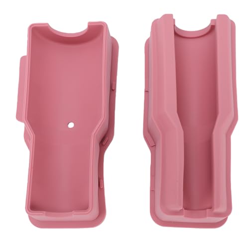 Bandeja de silicón para hacer hielo color rosa miniatura 5