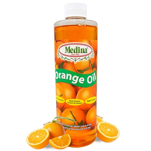 Comparison: Best Oil For Kitchen Cabinets 3 Medina Orange Oil Cleaner & Degreaser Concentrate - All Purpose Orange Oil Cleaner, Cabinet Cleaner Degreaser, Wood Degreaser for Kitchen Cabinets, Ideal for Mopping Floors & Automotive - 16oz