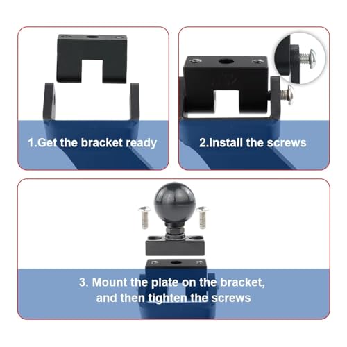 Extension crossbar K1600GT support GPS stable pour plaque de navigation - 2