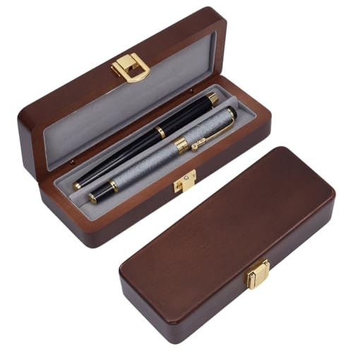 OLYCRAFT 2 Pack Estuche de Madera Portalápices