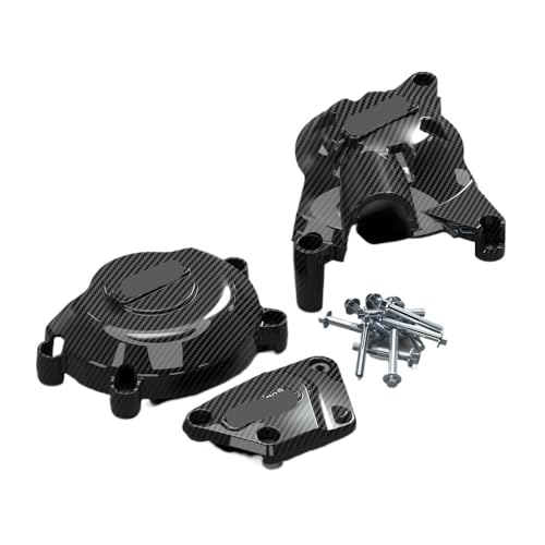 Tapa estator YZF600 R6 con impresión fibra carbono antibrasión para motor