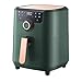 Air Fryer Ménage Entièrement Automatique Petit Sans Huile Faible Teneur En Gras Friteuse Électrique Four À 0-30 Timing Min Et 80-200 ℃ Contrôle De La Température 4.5L-1400W Convient Pour 2-4 Personnes