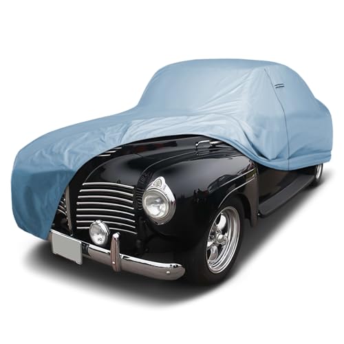Image of iCarCover Premium Car Cover for 1938-1941 Plymouth P7 Road King 2-Door Heavy Duty Waterproof All-Weather Automobiles Custom Fit Indoor Outdoor UV Snow Protection Covers with Straps and Bag