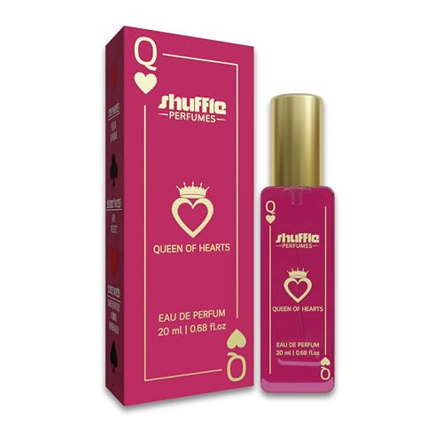 Image of Queen of Hearts Eau De Perfum with Jasmine, Iris, Velvet, Sandalwood & Rosewood | Premium Natural Long Lasting Perfume for Women - 20ml