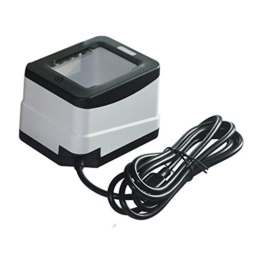 Qoekacy XT2001B - Lector de códigos de barras USB, RS232, caja de pago móvil, portátil 1D, 2D, código multifunción QR lector de código de barras escáner