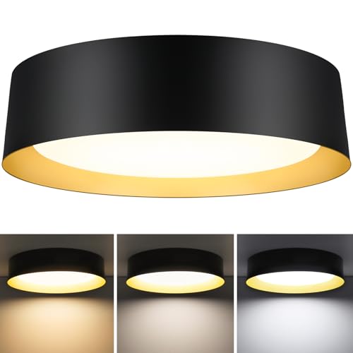 Image of BrightHome Flush Mount Ceiling Light, 16in Modern Ceiling Light 3 /4 /5000K