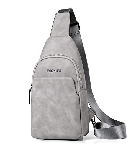 FSD.WG sling Backpack for Men Chest Bag Crossbody Shoulder Bags Travel Bag Purse for Men with Water Resistant
