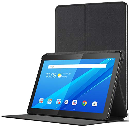 Forefront Cases Funda para Lenovo Tab M10 - Cover Estuche Protector con Cierre Magnético para Lenovo Tab M10 10.1 Pulgadas - Delgado Ligero - NO SE Ajusta Lenovo Smart Tab M10 HD - Negro