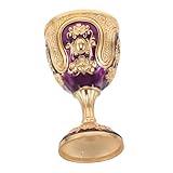 Fonction pratique de tige haute : la conception tige surélevée assure une manipulation facile et maintient les boissons à leur température pour une expérience de consommation améliorée, tasse de communion d'église, verre à liqueur