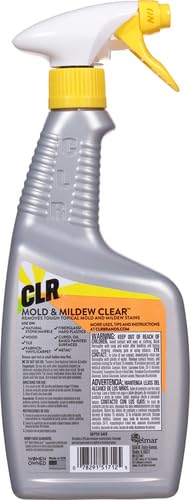 CLR Mold & Mildew Clear, Bleach-Free Stain Remover Spray | Works on Fabric, Wood, Fiberglass, Concrete, Brick, Painted Walls, Glass and More | EPA Safer Choice (32 Ounce) - Thumbnail 3
