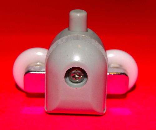 Roues de porte de douche 25 mm L082 : Double roulement robuste haut et bas - 5
