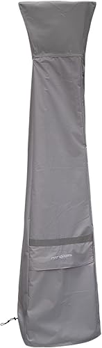 Ouside - Funda impermeable para calentador de patio, con cremallera, 89 pulgadas de alto, resistente a los rayos UV, 600D a prueba de rasgaduras,